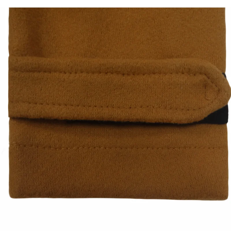 Streetwear Casual Men's Jacket Windbreaker Horn Buttons Loose Hooded Overcoat Jackets Extra-long Men Clothing For Autumn Winter