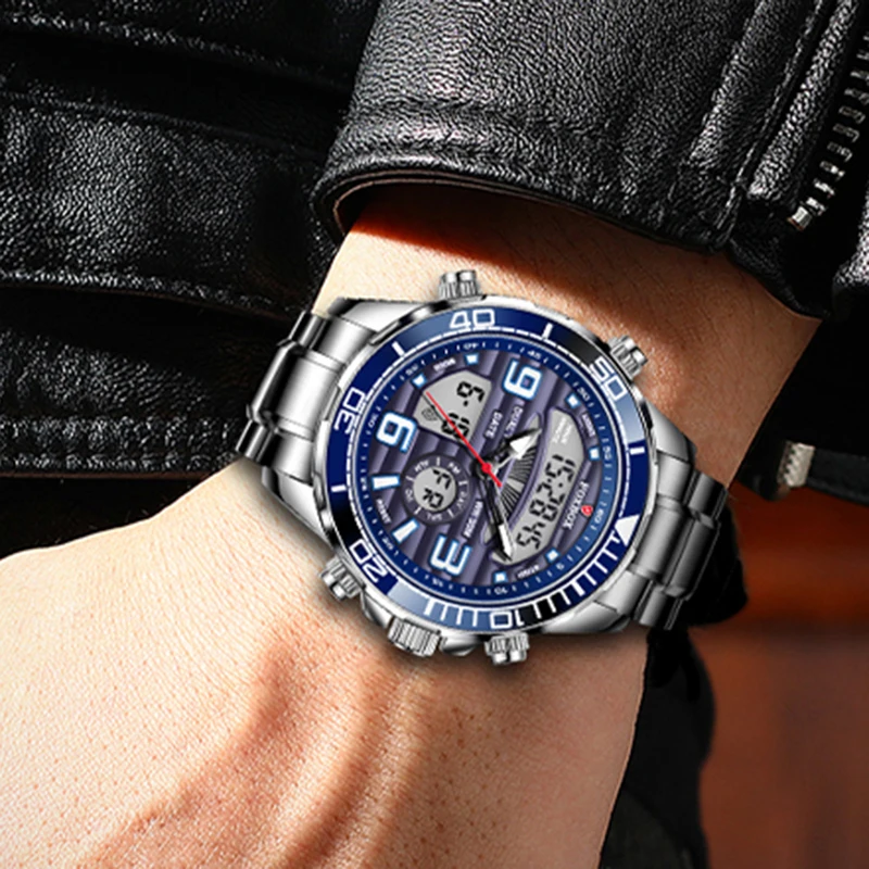 LIGE Business Watch Men Fashion Military Sport Waterproof Watch Men Casual Date Men's Quartz Wristwatches Relogios Masculino+BOX