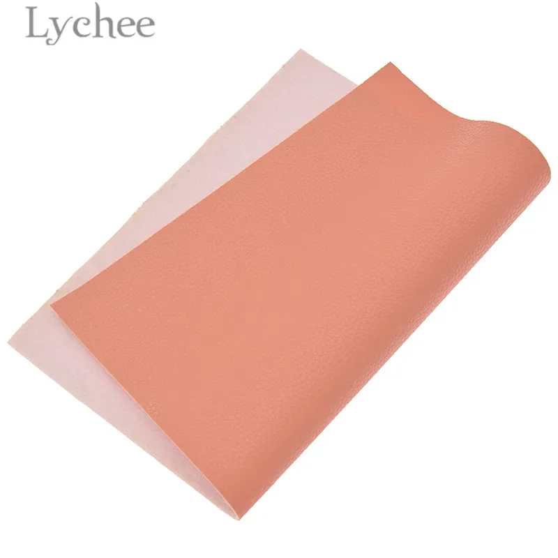 Faux Leather Fabric Solid Color Suede Synthetic Leather Sheet DIY Sewing Material For Garments 21x29cm A4