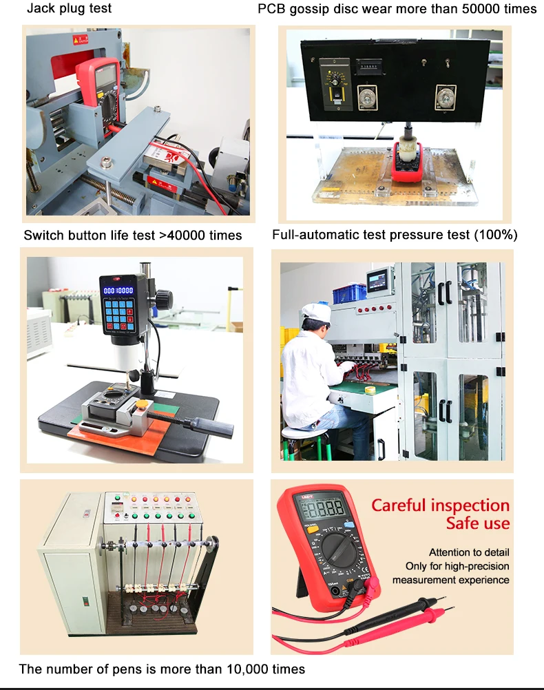 Description Picture 5 of itemUNI-T Digital Multimeter UT33D+ UT33C+ UT33B+ UT33A+ Palm Size Multimeters DC AC voltmeter Resistance Tester