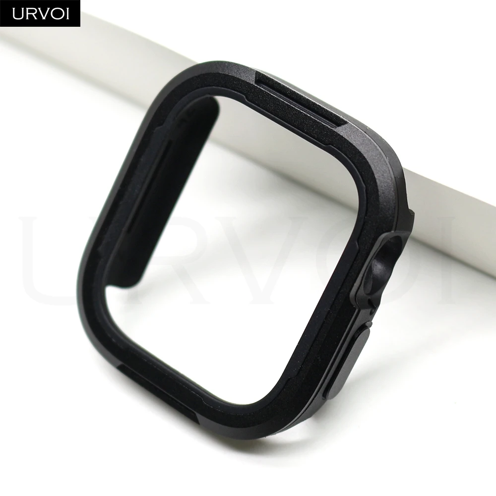 URVOI Premium Aluminum Watch Cover with Hard Bumper Metal Frame Protector
