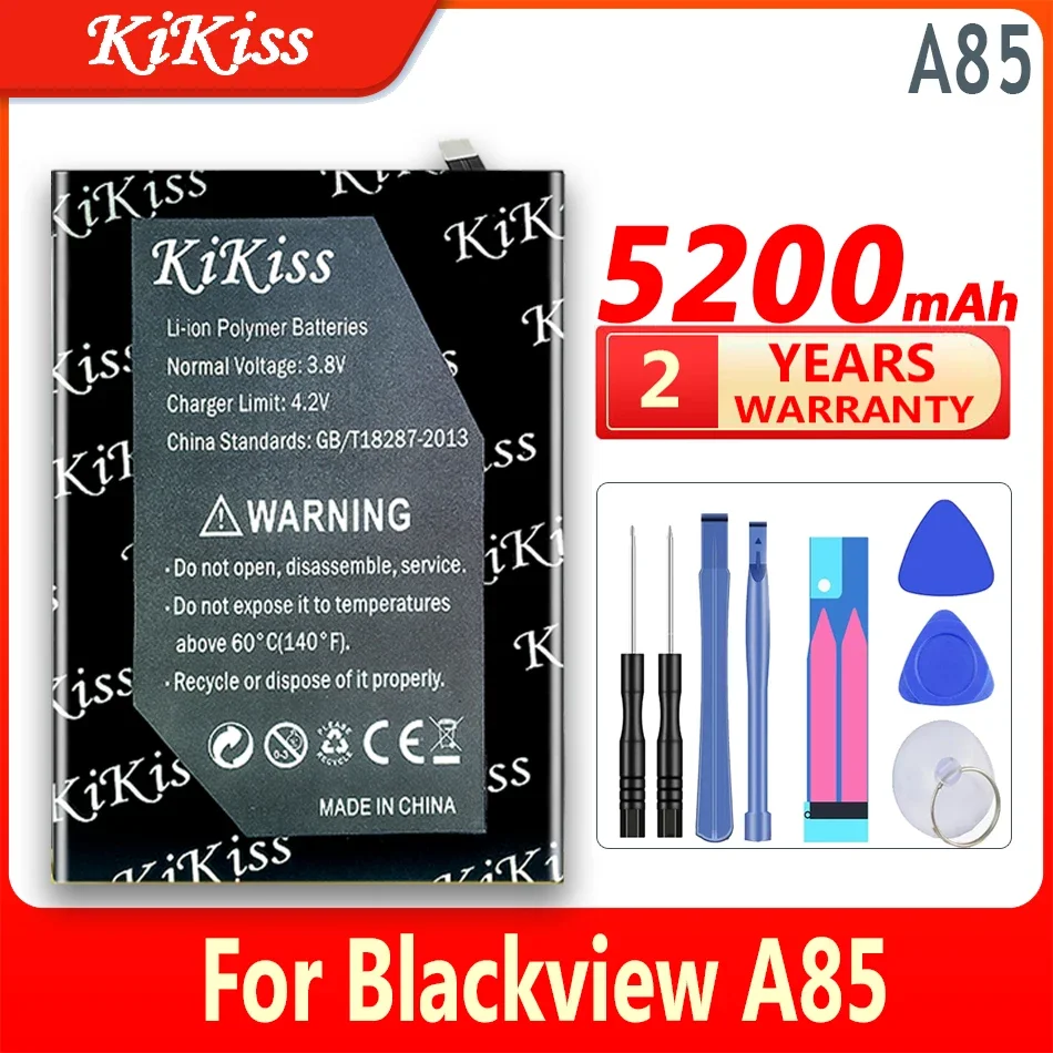 

Аккумулятор KiKiss A85 (Li416587JLY) 5200 мАч для Blackview A85, аккумулятор большой емкости