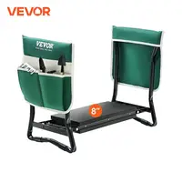 VEVOR Garden Kneeler and Seat 330 lbs Load Capacity 8/10" EVA Wide Pad Foldable Garden Stool  Kneeling Bench for Gardening 1