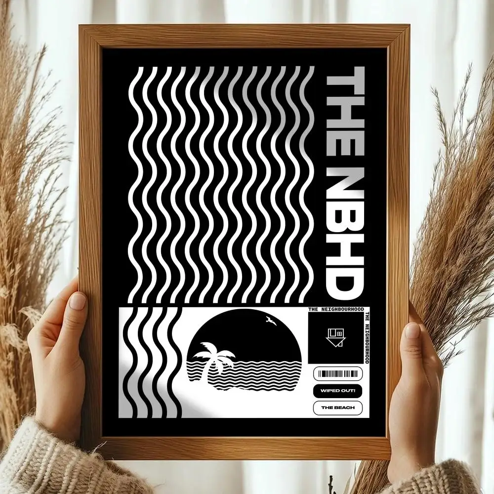 Scandinavian Classic Wall Art - The Neighbourhood Album Cover Poster, HD Waterproof Sticky Decor