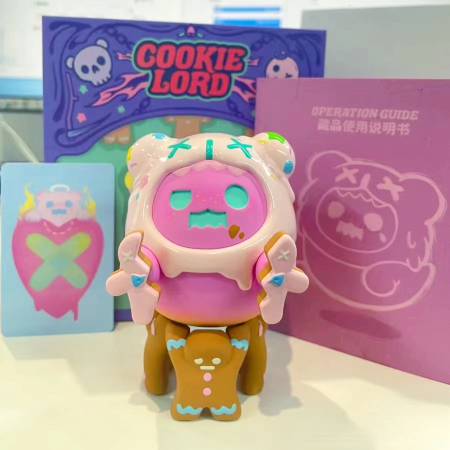 

Оригинальная фигурка ShinWoo с изображением Призрачного медведя, печенья, Властелина, игрушка, имбирь, человек, печенье, конфеты, розовая дизайнерская игрушка, Художественная кукла, эксклюзивный Декор