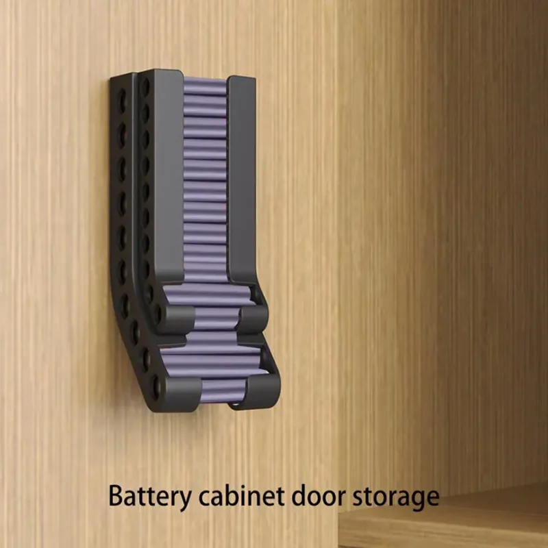 Organizer Per La Conservazione Della Batteria Aa & Aaa Combo Contenitore Per Dispenser Di Batterie Per Portabatterie Da Parete Per Batterie 10Aaa E 10