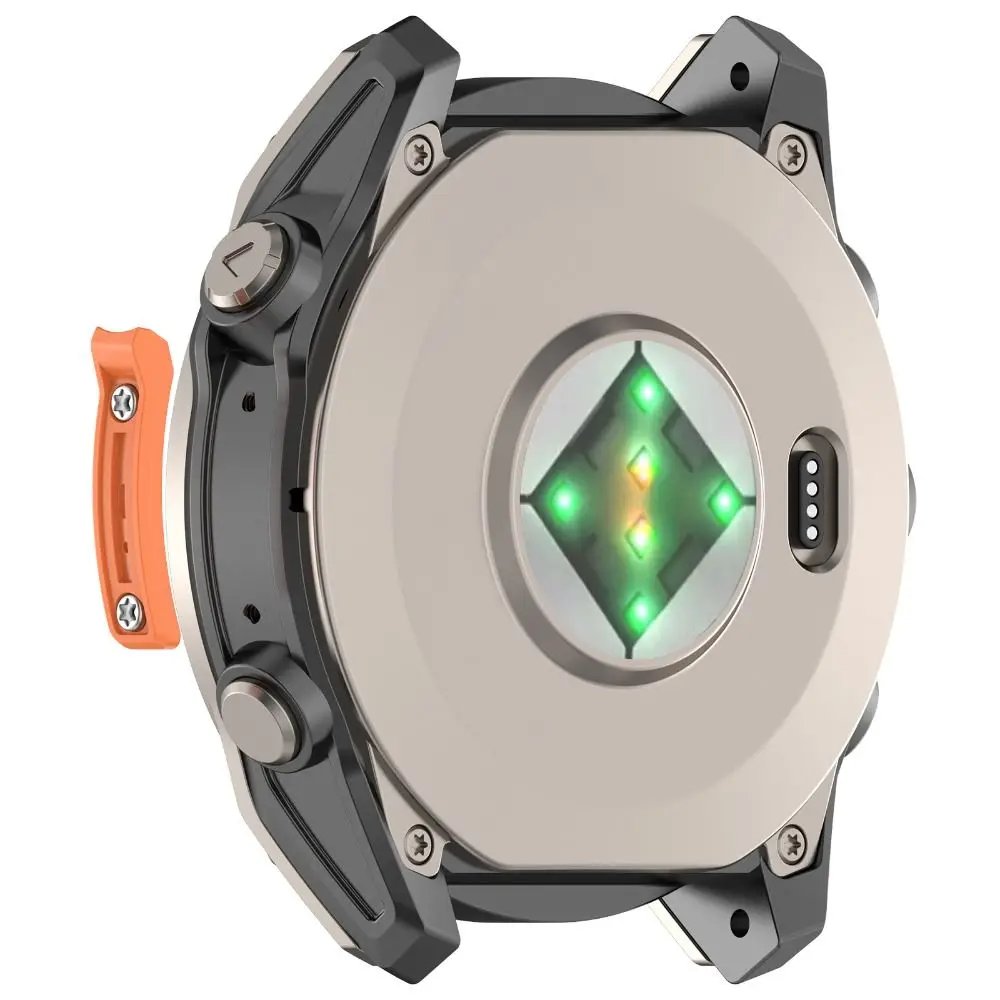 Ersatz-Uhren-Stoßschutzstreifen, dekorativer Anti-Kollisionsstreifen aus Metall, leicht, für Garmin Fenix ​​8/Tactix 8/Quatix 8/Fenix ​​8Pro – Detail 7