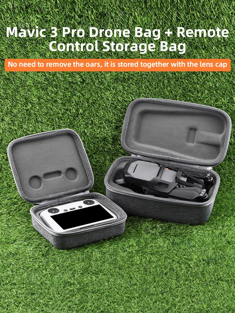 Drone Storage Bag DJI Mavic 3 Pro RC-N1/RC Pro Portable Handbag Carrying Case Hard Shell Box Hiking Buckle Travel Accessories