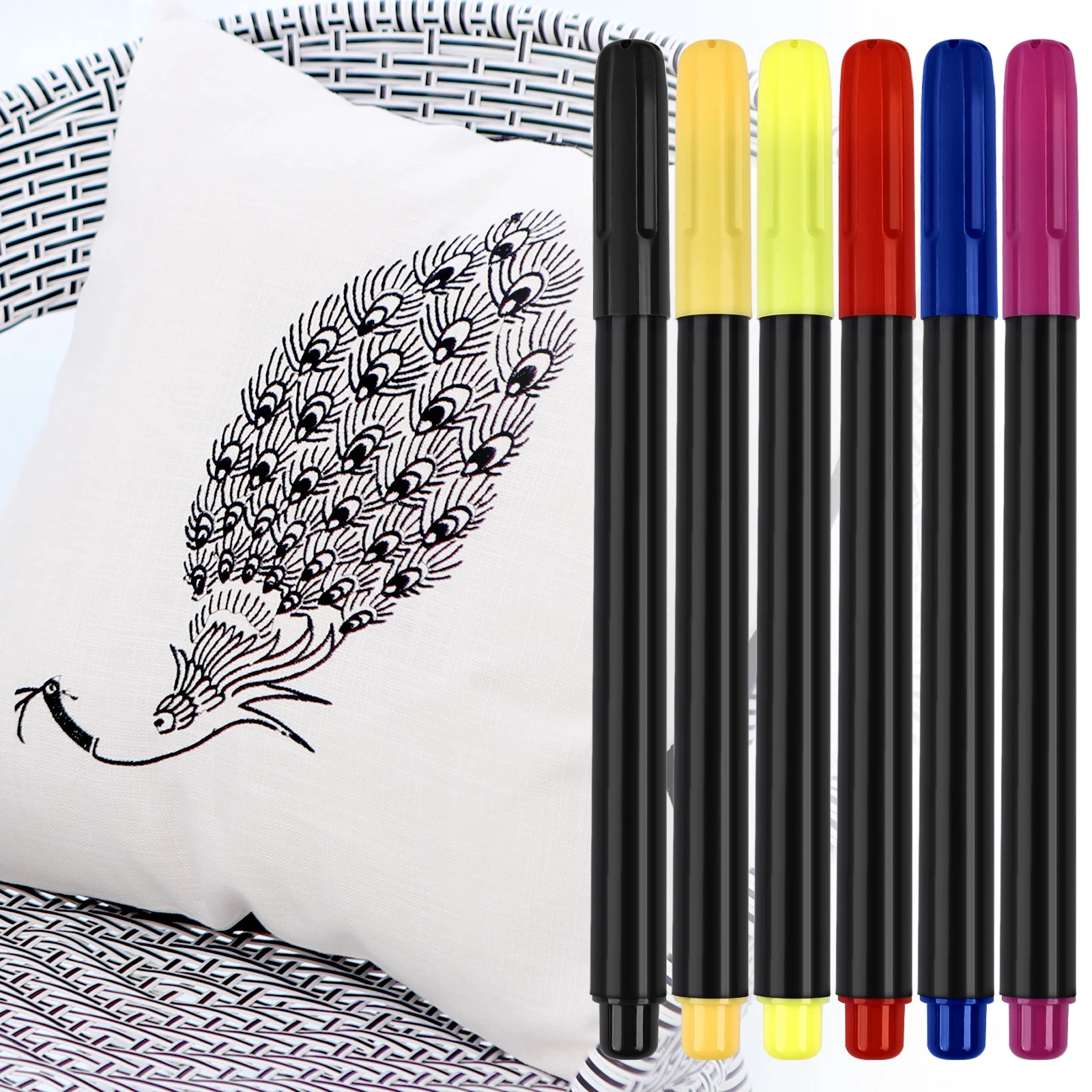 1Pcs Heat Transfer Markers Flatiron Transfer Ink Pen Clothing Heat Sublimation DIY Permanent Drawings T-Shirts Pillow Shoes