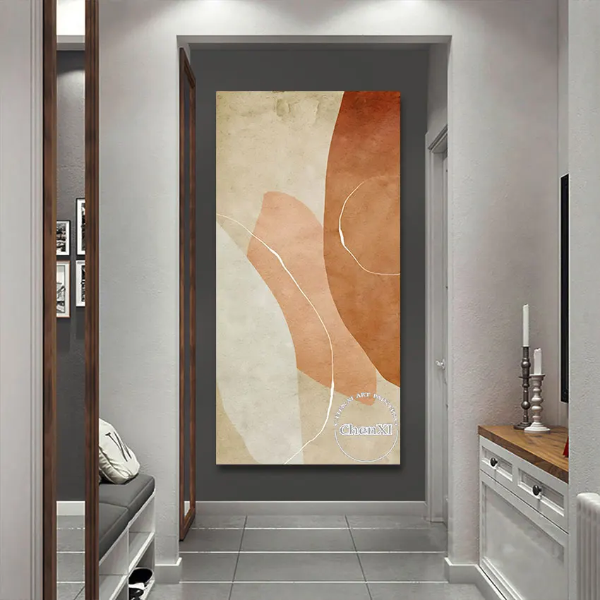 New Arrival Abstract Idea Oil Painting Handmade Artwork Contemporary Wedding Bedroom Decoration Wall Hanging Art Unframed |
