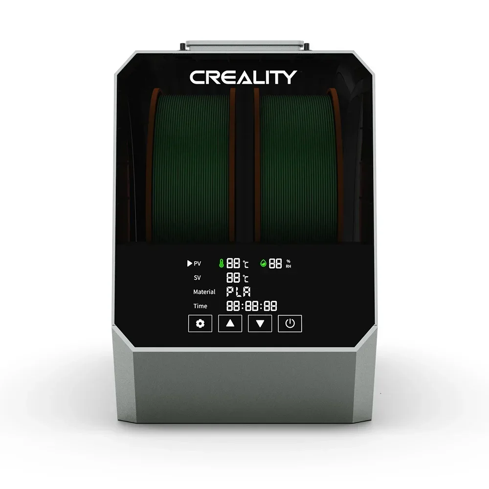 Creality Space Pi 필라멘트 건조기, 플러스 160W 업그레이드, 2 롤 용량, 이중 건조, 2kg 필라멘트, 2 롤 용량, 신제품