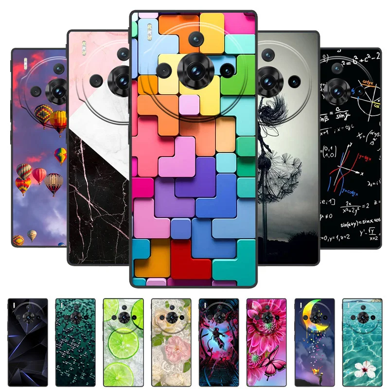 Animal-Print Silicone TPU Protective Case - Wolf and Lion Design, Shockproof Soft Bumper Cover