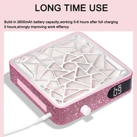 Professional Rechargeable Nail Dust Collector Colector de polvo de unas Powerful 3500 RPM Vacuum Fan Dust Collector Extractor 2