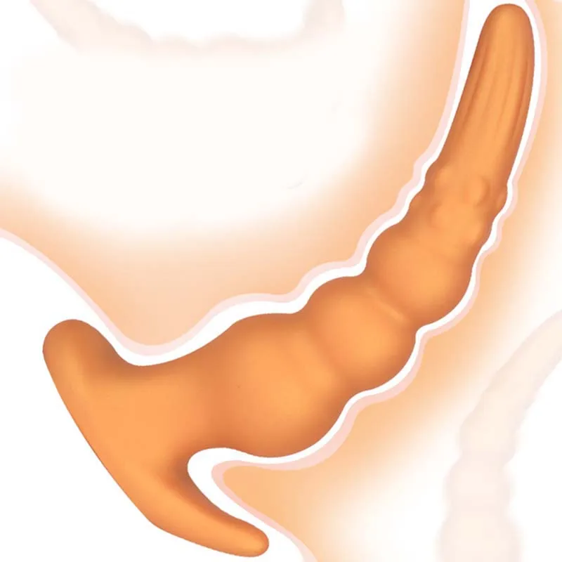 Pull Bead Dildo anale lungo Massaggio prostatico Plug anale Giocattoli sessuali per donne Uomini Masturbatori lunghi Dildo grandeSti_voghion.com