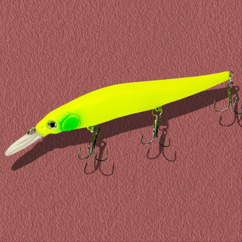 Langsam schwimmende Minnow Vision 110 Angelköder 110 mm 14,5 g Jerkbaits Shallow Dive Rolling Wobbler Pike Wink 110SF Walleye Baits – Detail 11