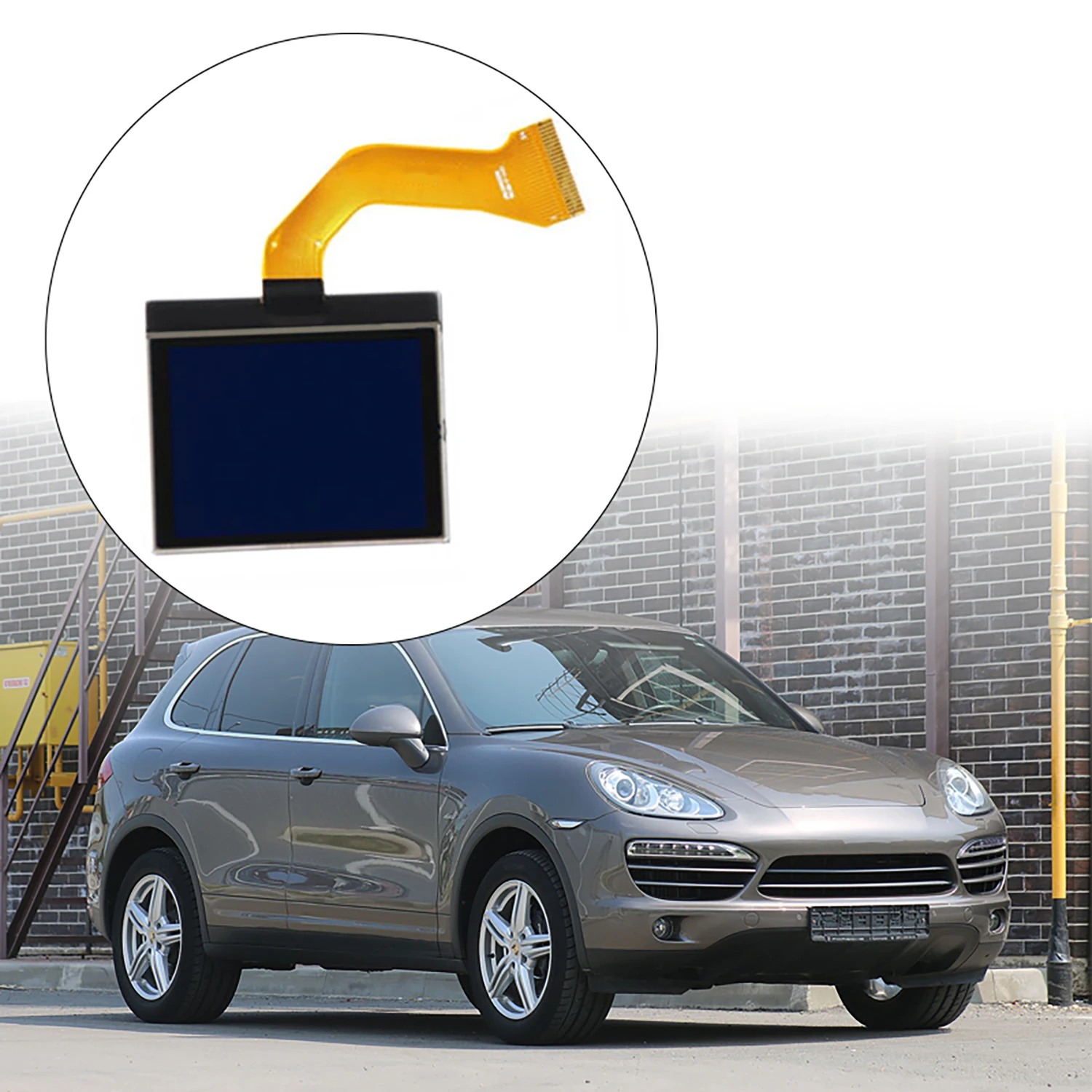 VW 투아렉 V6 포르쉐 카이엔 S GTS 대시보드용 1개 LCD 스크린 7L6920 970D 7L6920970R/L 흑백 LCD 스크린 대시 패널