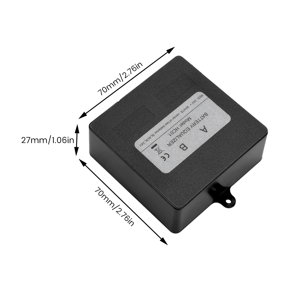 DEWIN 48V Accubalancer, Accu-equalizer 4 x 6V-12V accubalancer voor loodzuur-lithiumaccu's in zonne-energie