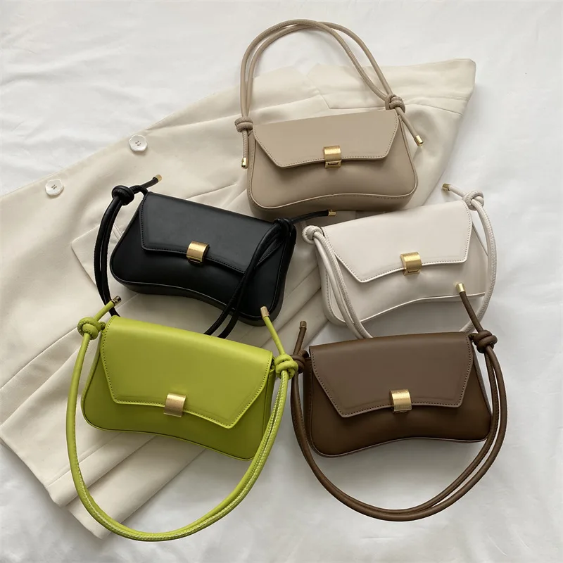 Stylish Solid Leather Women's Crossbody Bag - Versatile Casual Square Shoulder Bag