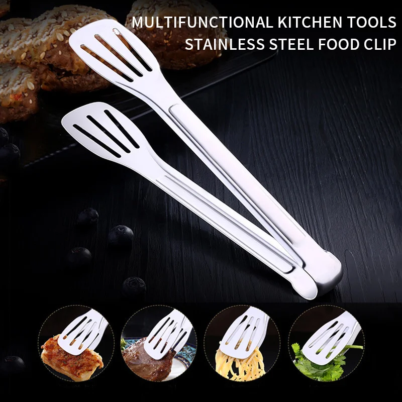 Food Tongs Stainless Steel Food Tongs Kitchen Utensils Cooking Tool