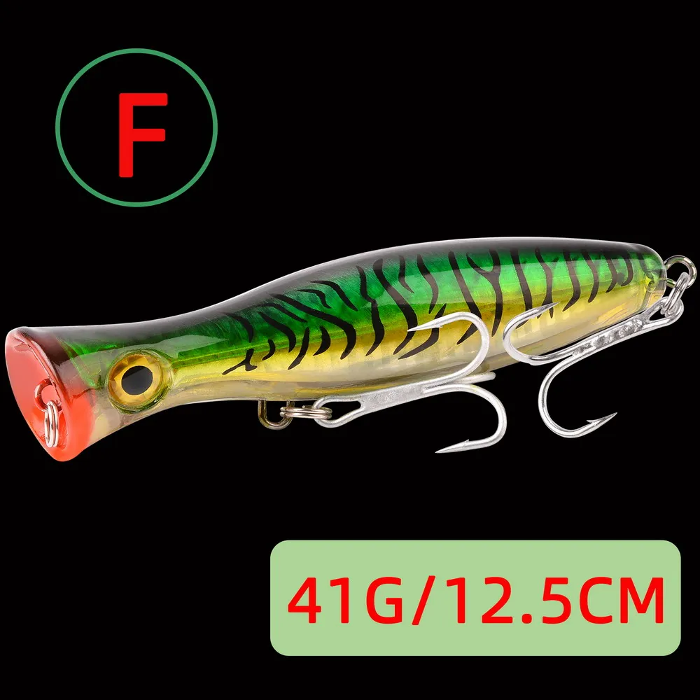 Large Floating Topwater Wobbler Fishing Lure - Premium Artificial Hard Bait