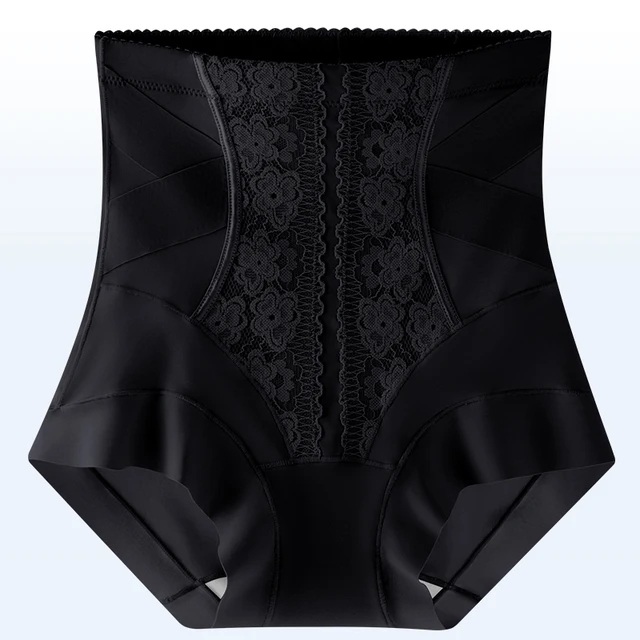 Culotte gainante pour femme, contrôle léger du ventre, taille mi-haute, respirante