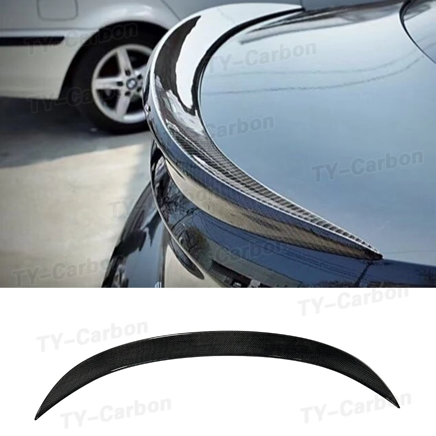 

Real Carbon Fiber Rear Boot Spoiler Wing Duckbill Rear Trunk Spoiler Car Accessories FRP For BMW 6 Series E63 E64 M6 2006 - 2010