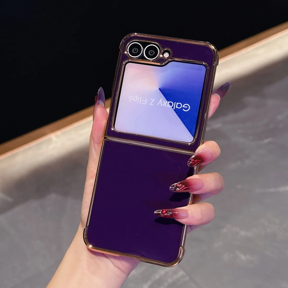 Glossy Silicone Electroplated Shockproof Phone Case