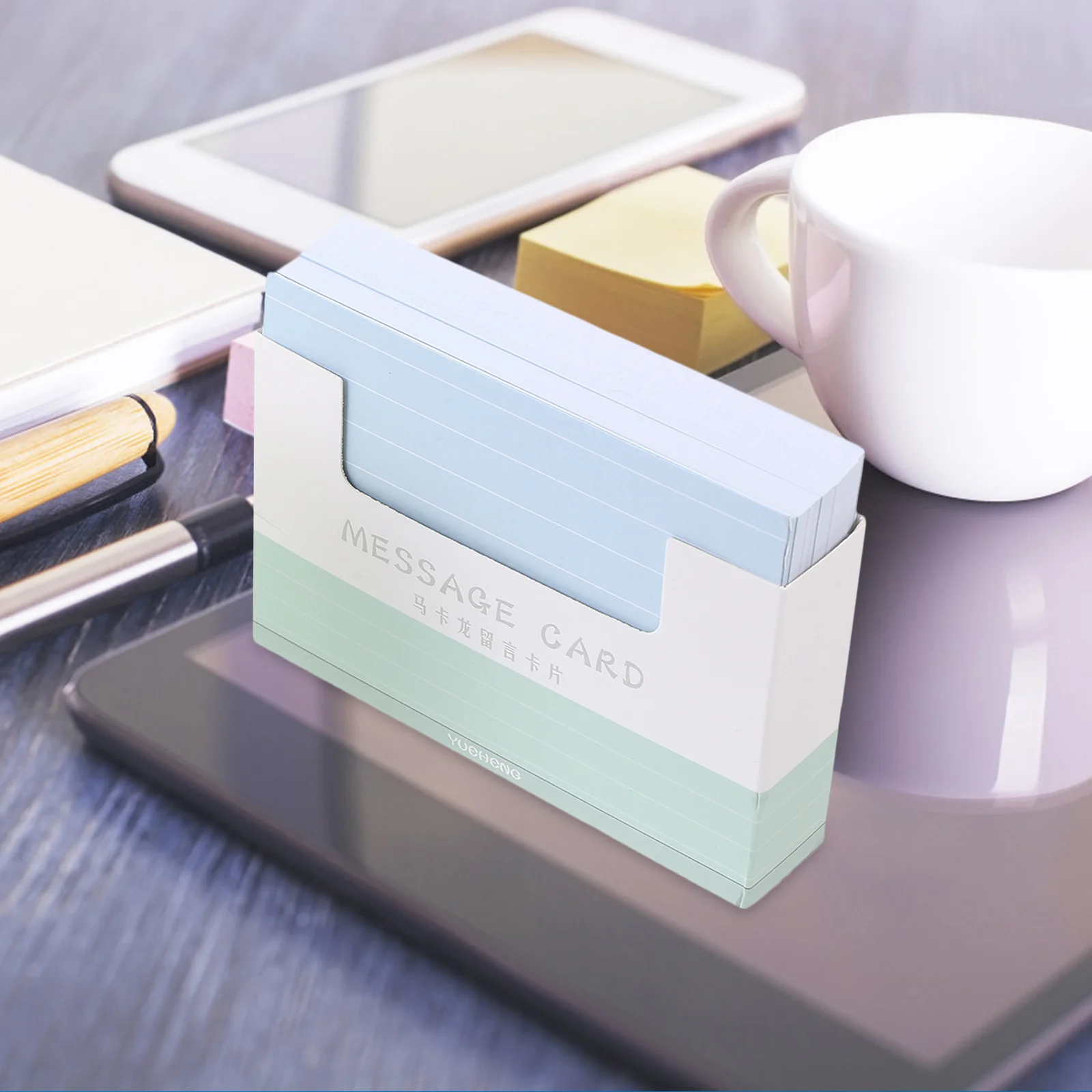 300 Pcs Removable Message Paper Word Card Index Cards Blank Accessories Note Student Flash Thickened