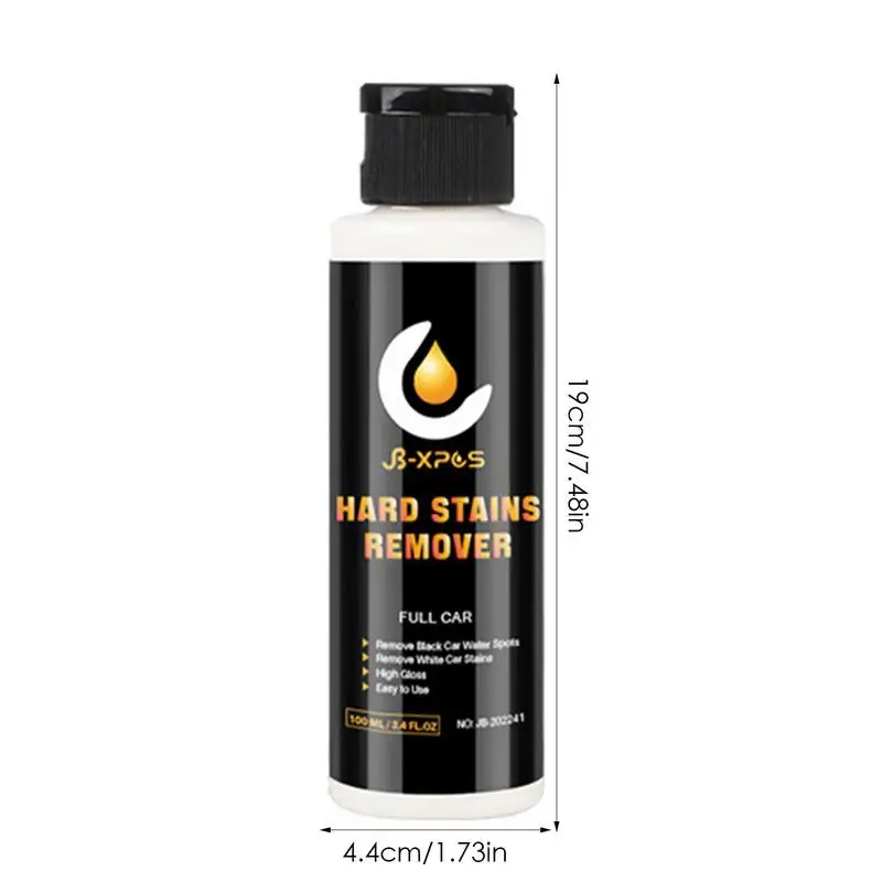 100ml Car Hard Water Stain Remover Long Lasting Shine Auto Scratch Swirl Glass Oil Film Cleaner Car Window Glass Cleaning Agent