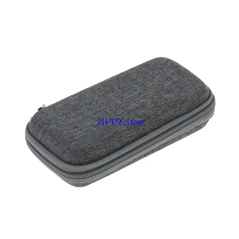 Durable Black/Gray EVA Carrying Case with Mesh Pocket