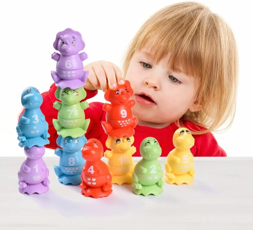 Toys Children 3 5 Years Stacking Blocks Toys Dinosaur Puzzle