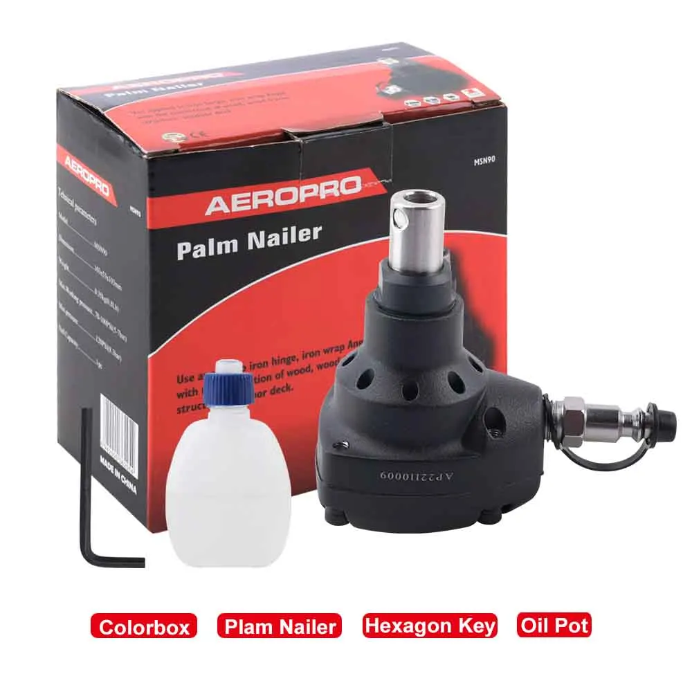 AEROPROMSN90AirPalmNailerPneumaticMiniHammerNailGunGuideForFasterEasierDriving