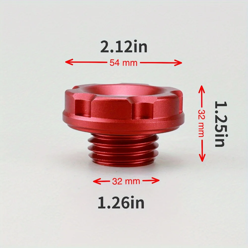 Spoon car modification aluminum alloy oil cap suitable for Honda Civic Fit Accord CRV fuel tank cap 6