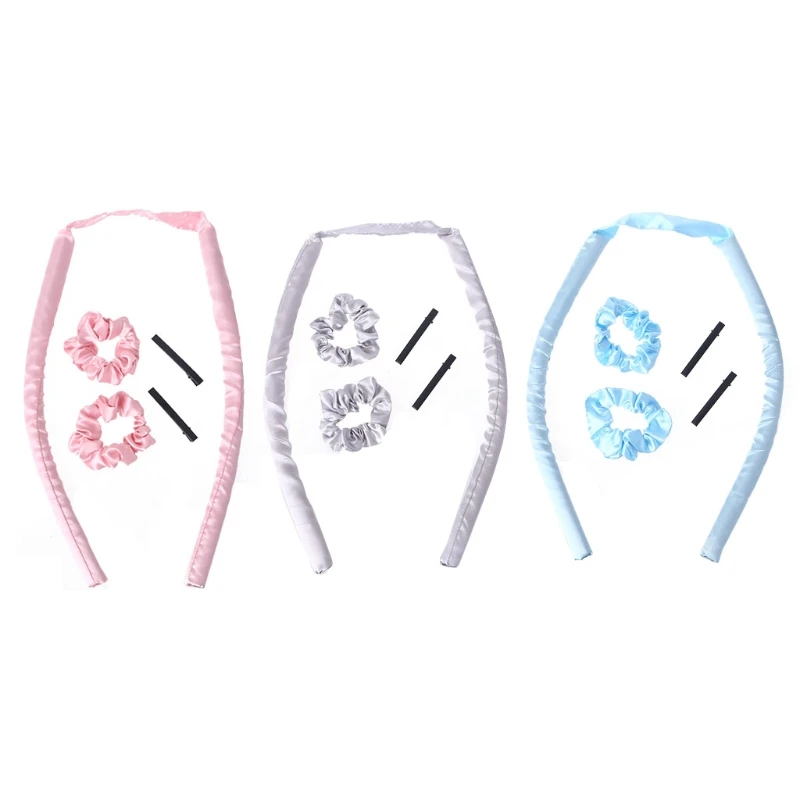 652F Heatless Hair Curlers for Long Hair Curling Rod Headband No Heat Rollers