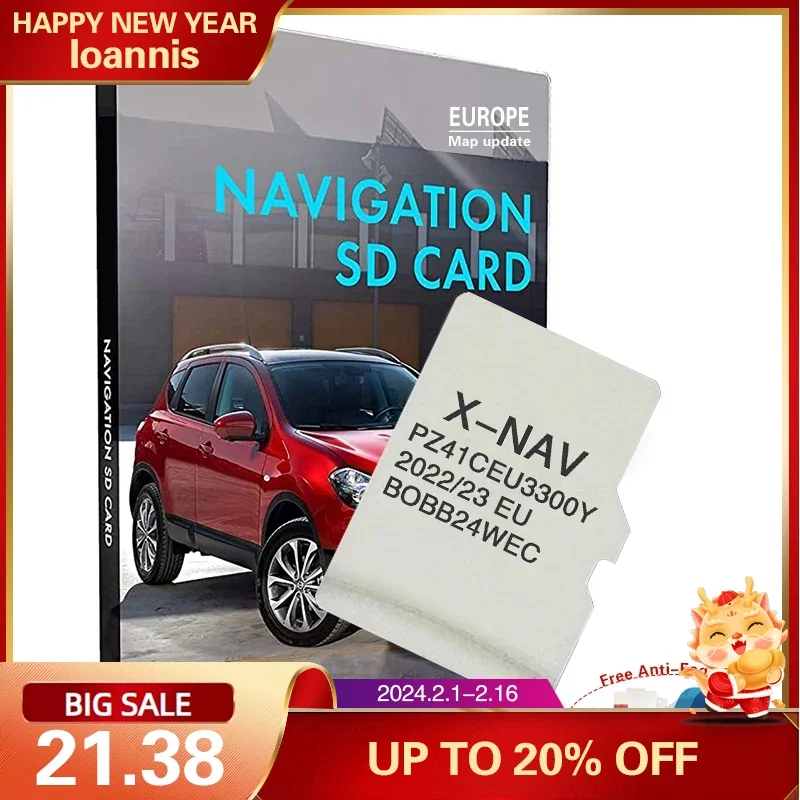 Mappe Per Toyota Aygo X-Nav Sat Nav Gps Tf Card Navigation 2023 Europa Ru Aggiornamento Versione Uk Con Flim Antiappannamento Gratuito