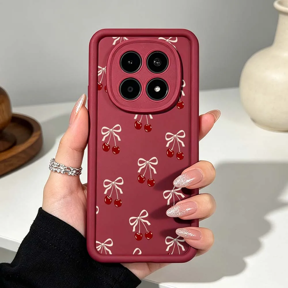 Elegant Cherry Pattern Ladder Phone Case Cover
