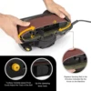 Woodworking 750W Belt Sander Electric Table Sander Variable Speed 2-in-1 Vacuum Cleaner Adapter Belt Sanding Grinding Machine 5