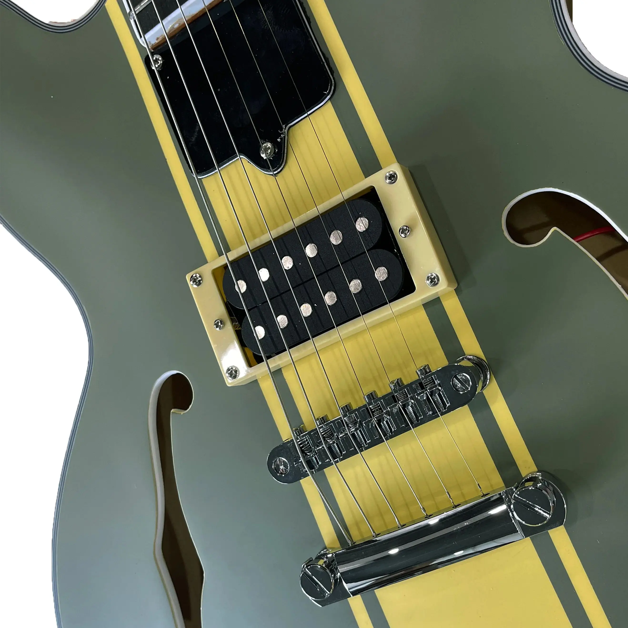 

Custom Shop Tom Delonge ESa-333 Semi Hollow Body Electric Guitar 2 Humbucker 6 Strings High Quality