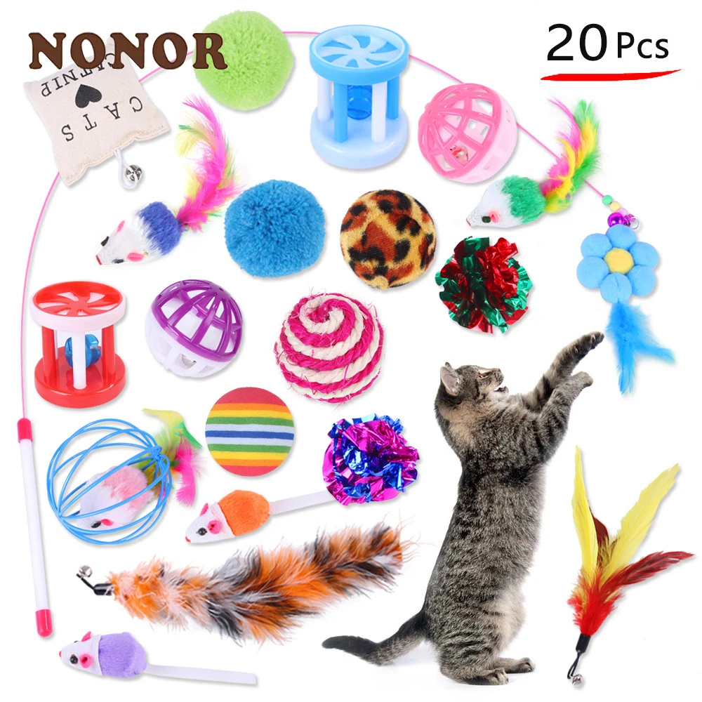 HEUHAI 40-Pack Cat Balls – Fun Interactive Toys For Indoor