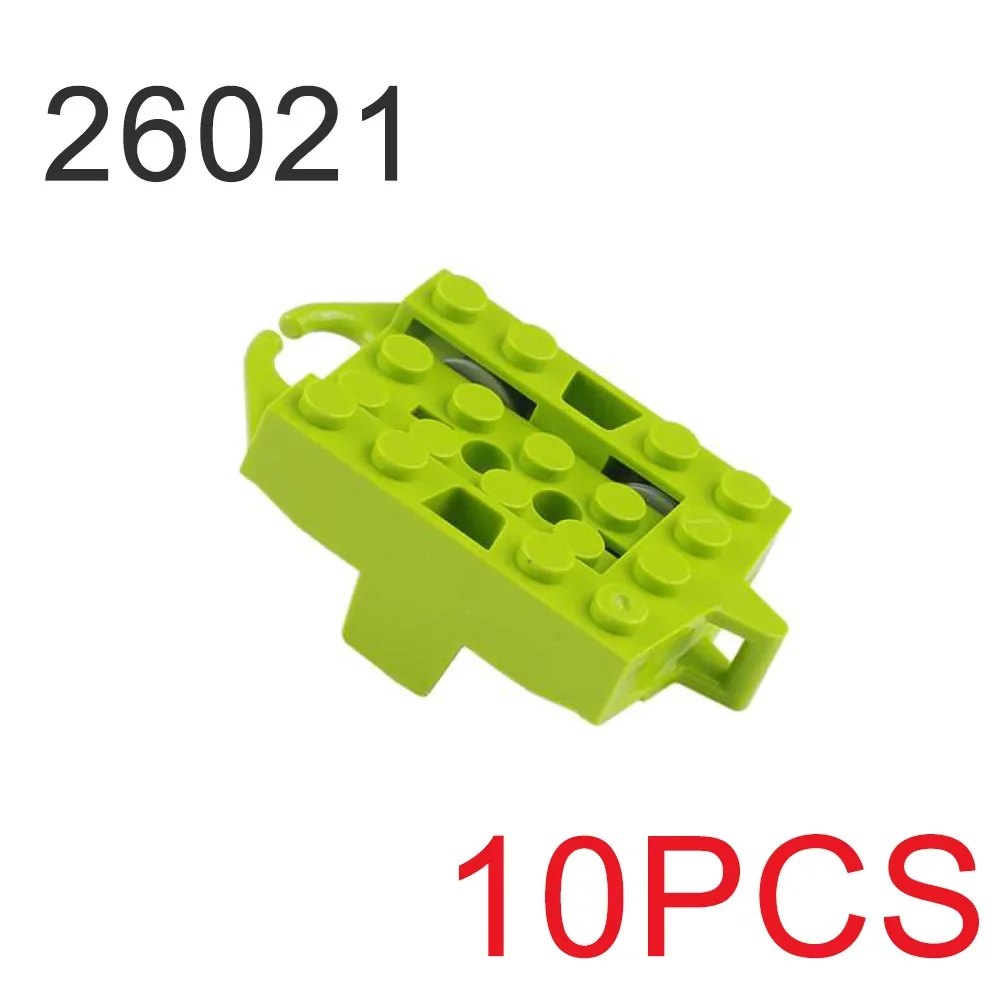 10PCS Roller Coaster Tracks Rail Small Particle Technology