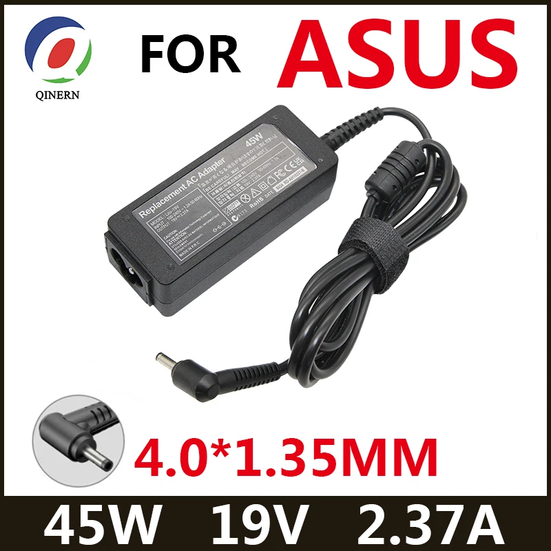19V 2.37A 45W 4.0*1.35MM Laptop AC Adapter Charger for Asus Zenbook UX305 UX21A UX32A Series Taichi 21 31 T300LA Cargado Power power adapter laptop charger