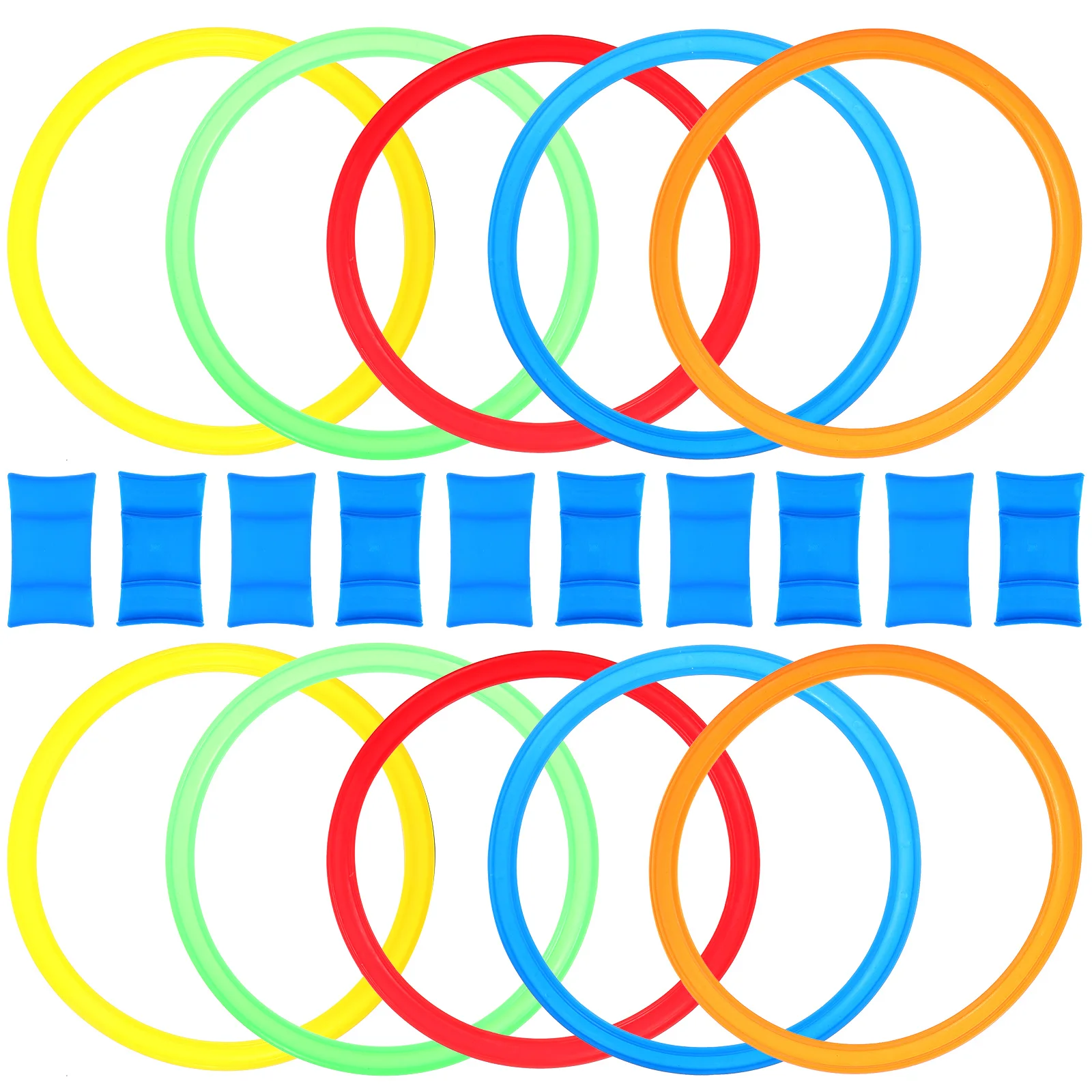 

Toys Lawn Games Kids Indoor Swimming Ring Tossing Rings Interactive Plaything Plastic Parent-child