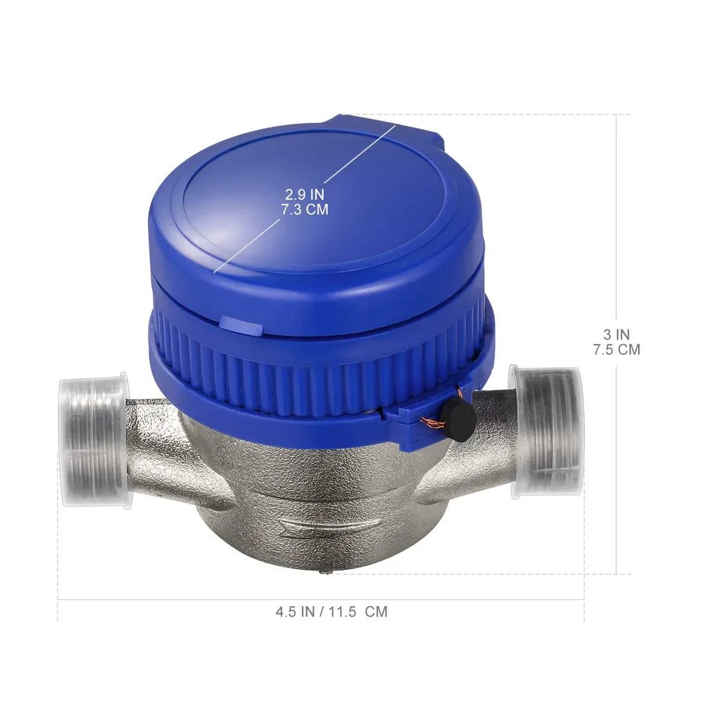 Single jet Water Meter Brass Water Meter Home and Garden Use Flow water meter