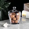 Glass Storage Jar Tea Coffee Tins Bottle Nut Dried Fruit Tanks Modern Home Kitchen Snack Cookie Candy Jars Box Storage Container 4