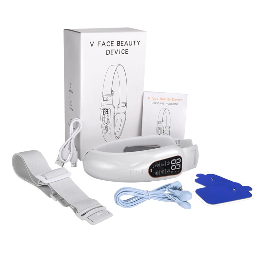 Skin Care EMS Electric Facial Massager Face Slimming Machine V Line Shaper Chin Cheek Lifting Firming Equipment