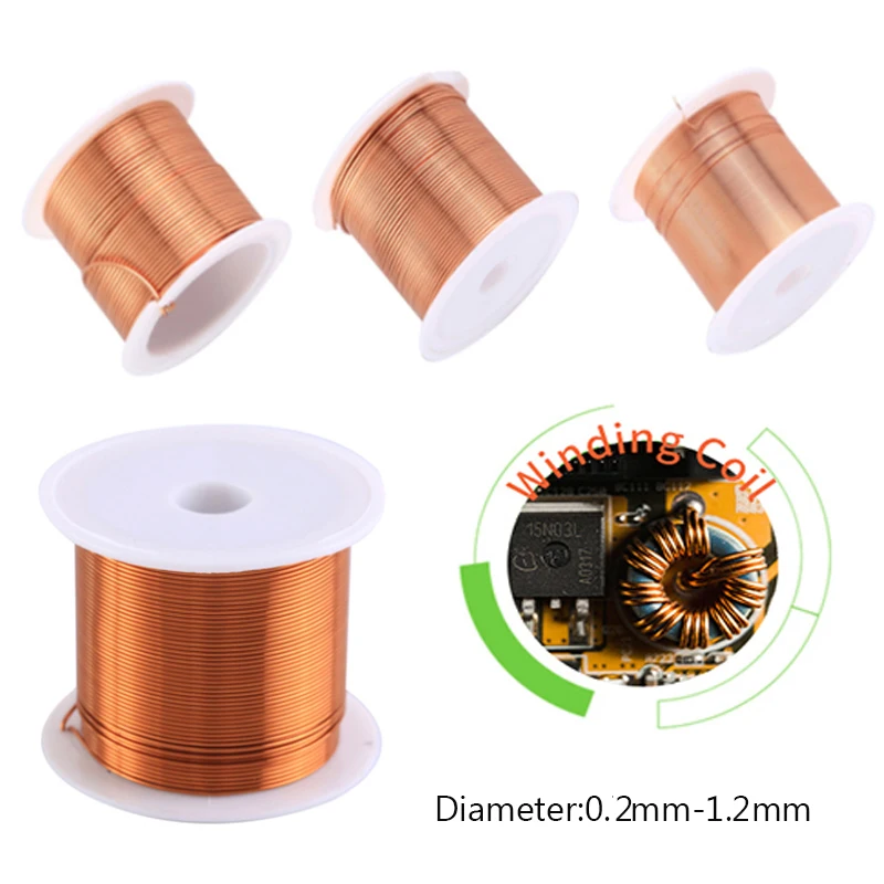 Kupfer-Lackdraht 0,2mm - 1,2mm Kabel Kupferdraht Elektromagnetischer Draht Emaillierter Kupferdraht Wickeldraht Kupferspule – Detail 5