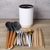 Utensil Holder Cutlery Drainer Kitchen Tableware Storage Bucket Plastic Spoon Chopstick Storage Rack Detachable Kitchen Tools 4