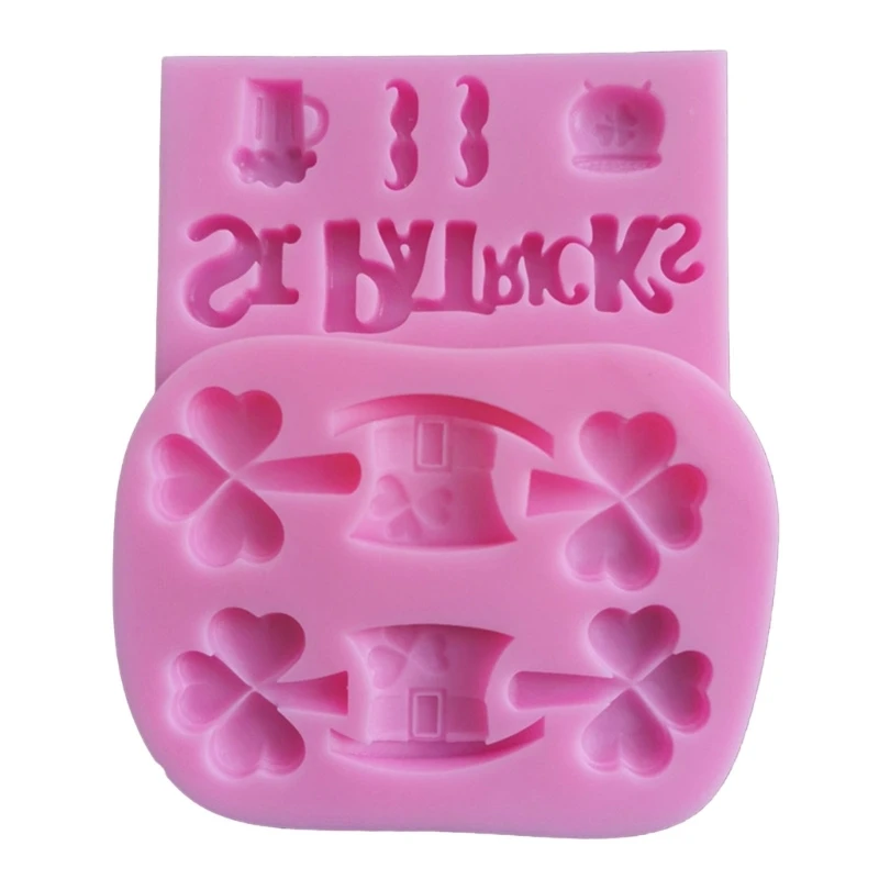 

2Pcs Three-leaf Flower Hat Silicone Molds Cake Mold Vegetable Candy Dessert Mold