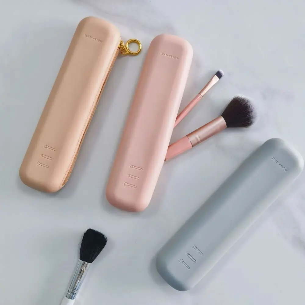 Makeup Bag Makeup Brush Pouch Cosmetic Organizer Travel Brush Silicon Brush Holder Bag Makeup Pouch Makeup Storage Case 5