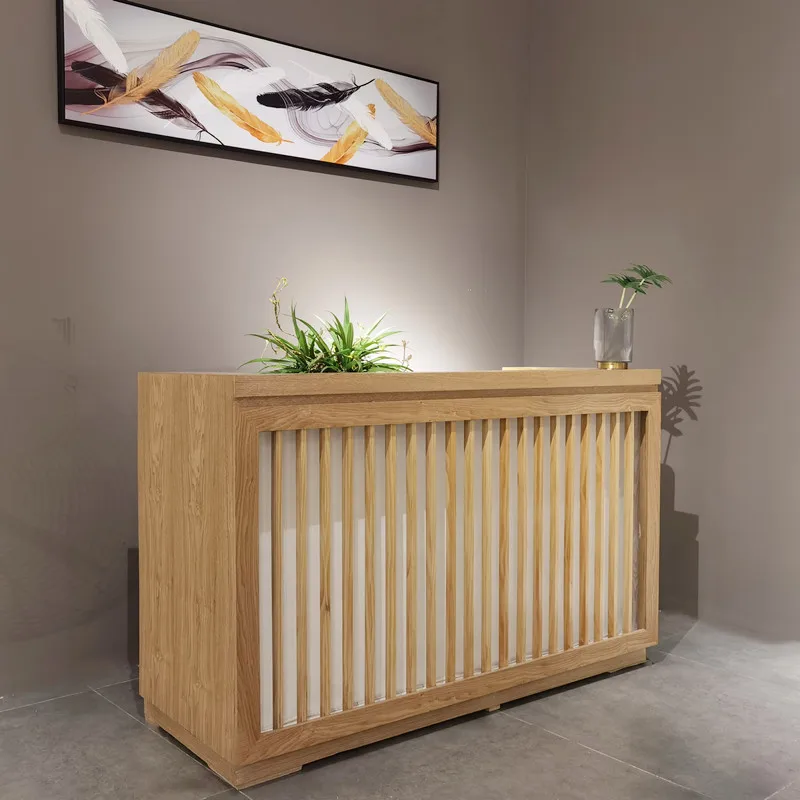 Conference Luxury Reception Desk Supermarket Simple Office Standing Reception Desk Consul Lectern Recepcion Reception Furniture